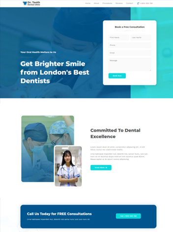 dentist website